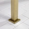 Kingston Brass KVPB37228Q7 37-Inch Console Sink with Stainless Steel Legs (8-Inch, 3 Hole), White/Brushed Brass KVPB37228Q7 - alternate 2